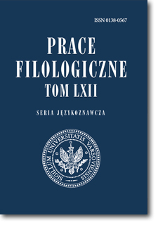 Mysterious {potucha} Against the Formation with the {-ucha} in the Historical Development of the Polish Language Cover Image
