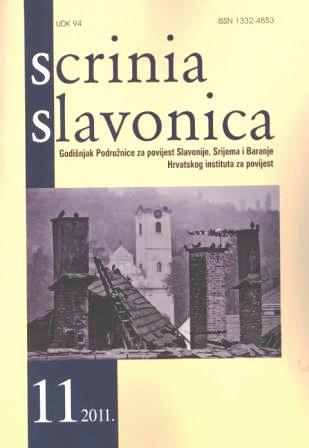 Bibliography of the journal Scrinia Slavonica 2001-2010 Cover Image