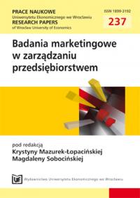 “Marketing Audit of a Young Enterprise” project as a diagnostic tool of marketing activities of small and medium sized enterprises – empirical approac Cover Image