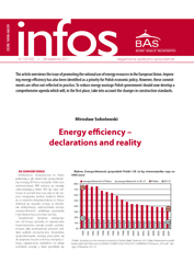 Energy efficiency – declarations and reality. Cover Image
