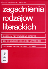 Materials to “The Companion of the Literary Genres” Cover Image