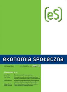 The concept of institutional isomorphism and its manifestations in non-profit sector in selected countries Cover Image