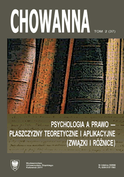 Psychological and psychiatric aspects of psychopathy versus the practice of opinion making in the application of law Cover Image