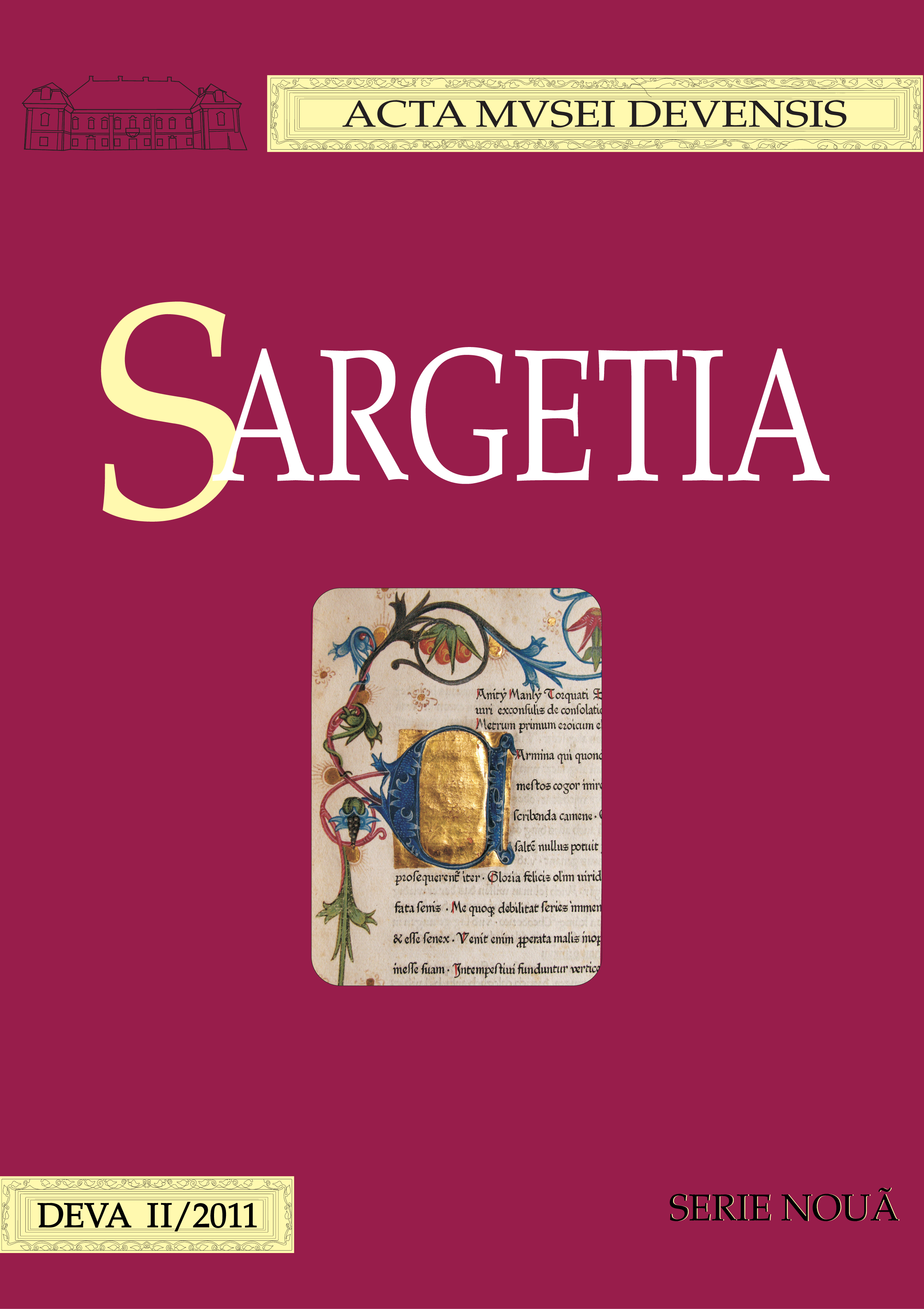 O aşa-numită căsuţă - felinar din sanctuarul lui Liber Pater de la Sarmizegetusa Cover Image