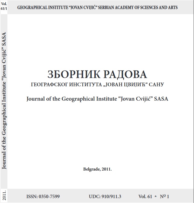 INDEXES OF TEMPERATURE AND PRECIPITATION EXTREMES IN PODGORICA IN THE PERIOD 1951 – 2008 Cover Image