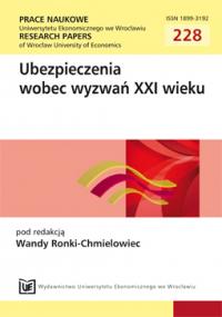 The insurance market in Poland and underwriting cycles. Cover Image