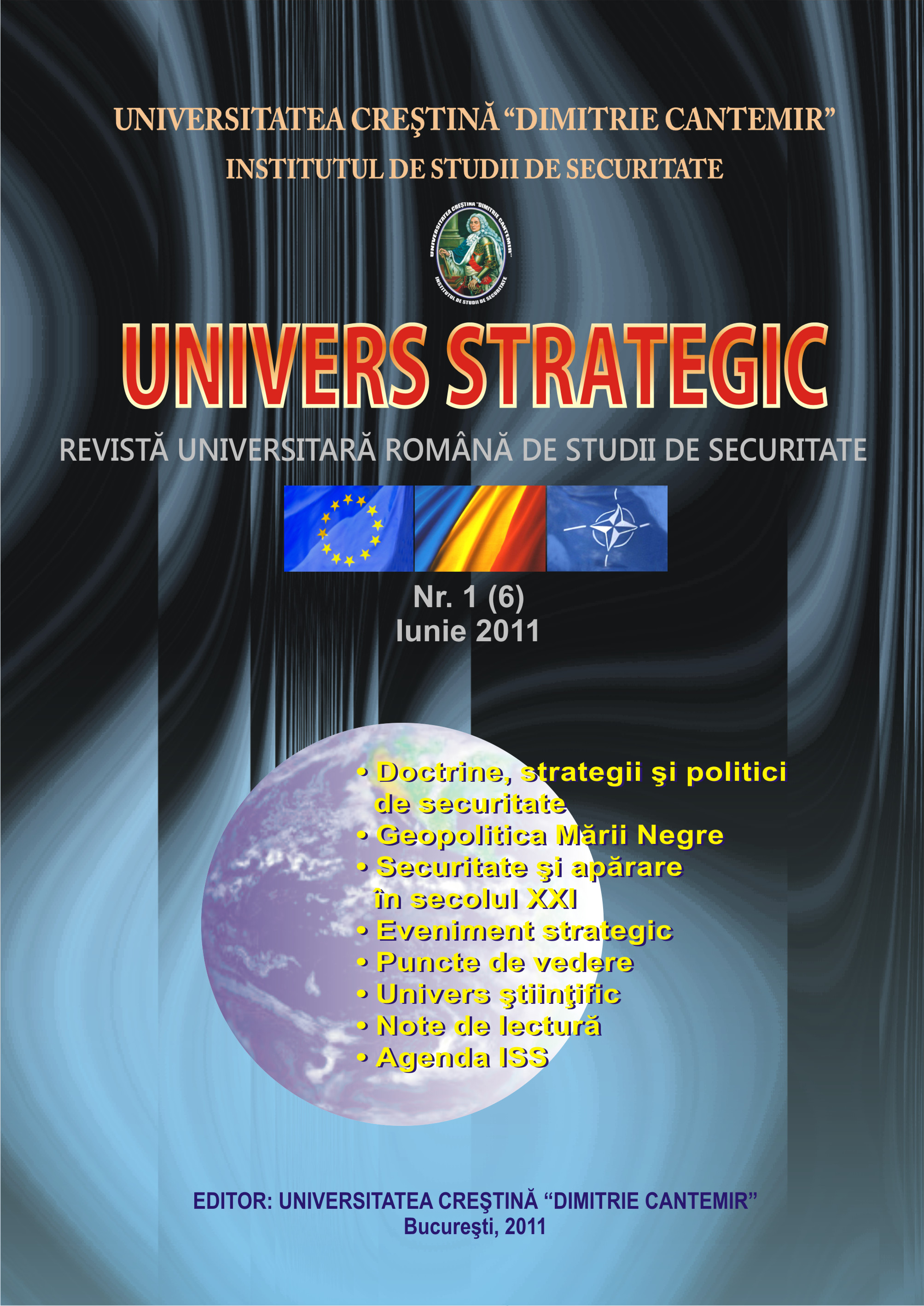 THE ENERGY STRATEGIC CORRIDOR IN THE EURO-ASIATIC GEOPOLITICS AND GEOSTRATEGY Cover Image