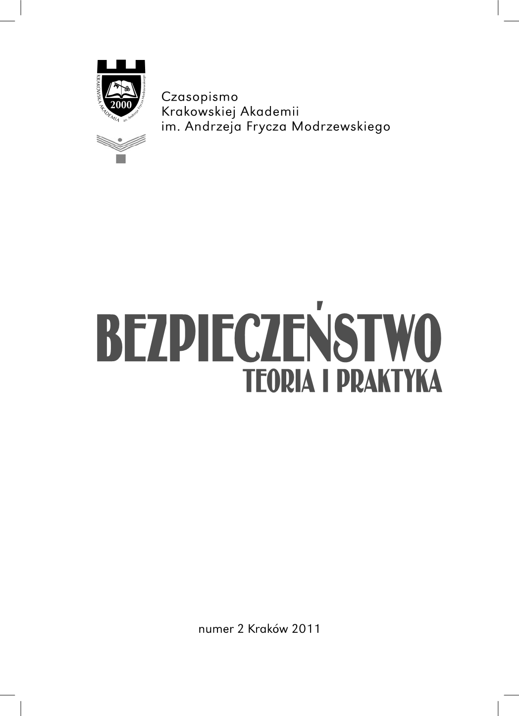 Legal protection of the family in Poland. Problem analysis based on the examples of law on preventing domestic violence. Cover Image