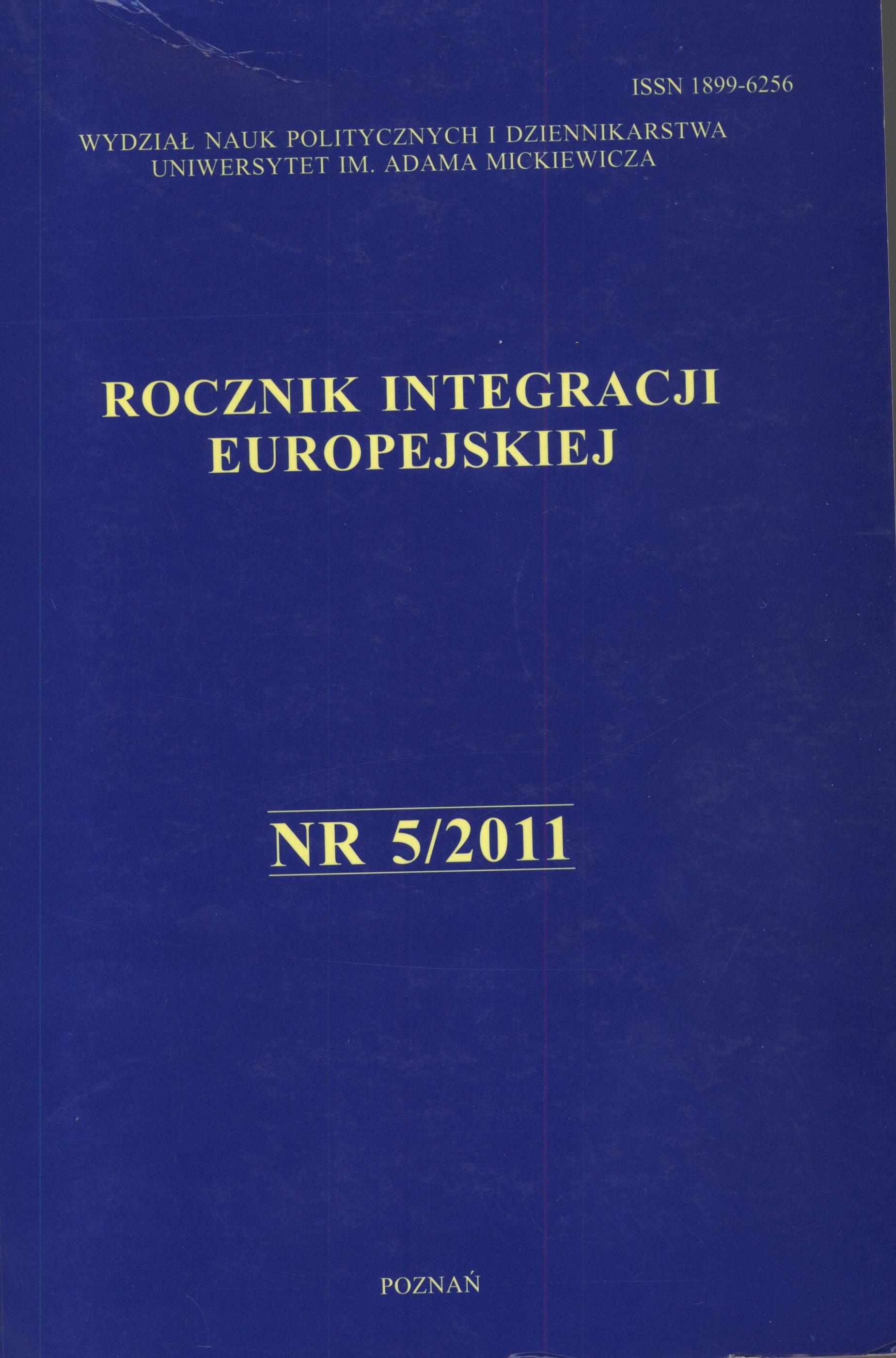 The determinants and priorities of the Polish presidency in the Council of the European Union in 2011 Cover Image