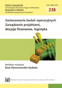 Awareness and the need for operations research methods in the work of Polish project managers Cover Image