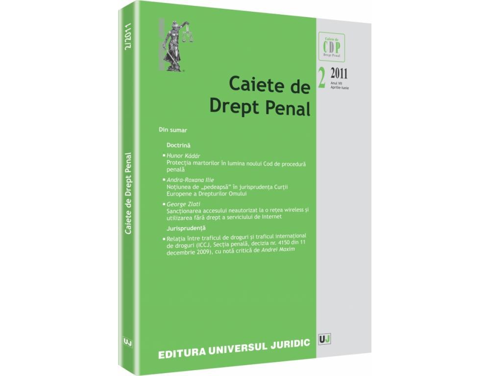 Bringing Drugs into Romania. Transporting the Drugs on Romanian Soil and Attempting to get them out of the State. The Relation between Drug Traffic and international Drug Traffic. The Possibility of concurrent Offences Cover Image