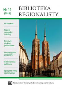 The influence of special economic zones on the socio-economic development of Lower Silesia in the first decade of the 21st century Cover Image