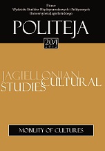 Jagiellonian Cultural Studies. Preface Cover Image
