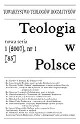 IN THE MATTER OF POLISH THEOLOGY REMAINING BENEDICTA FOR THE NATION AND WESTERN SOCIETIES Cover Image