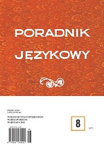 Morphological and Lexical Means of Gradation of Feature Expressed by Adjective in Language used by Inhabitants of Two Villages in Wielkopolska Region Cover Image