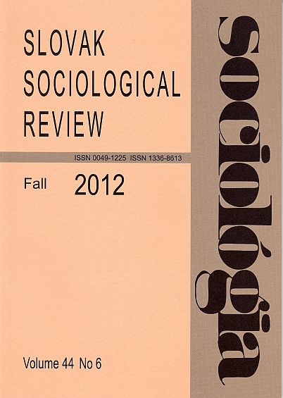 Is Current Czech Society a Social Class-Based Society? The Validity of EGP and ESeC Class Schemes.