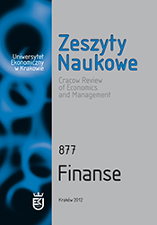 The Impact of Export on the Sales and Profitability of Companies Listed on the Warsaw Stock Exchange  Cover Image