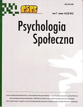 Aktywizacja stereotypu osoby niemoralnej nasila motyw czystości