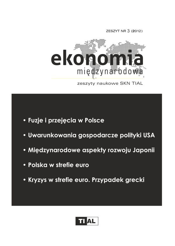 Fuzje i przejęcia na polskim rynku kapitałowym w warunkach kryzysu gospodarczego