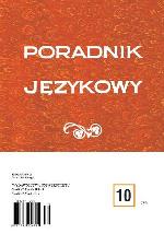 Review of Polish Linguistic Works and Periodicals Printed in 2011 Cover Image