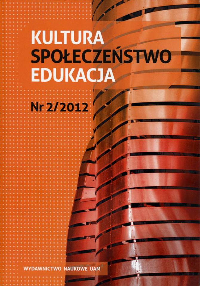 On the Condition of Polish Home Education as a Social Subimago (or on Dangers of Metaforization) Cover Image
