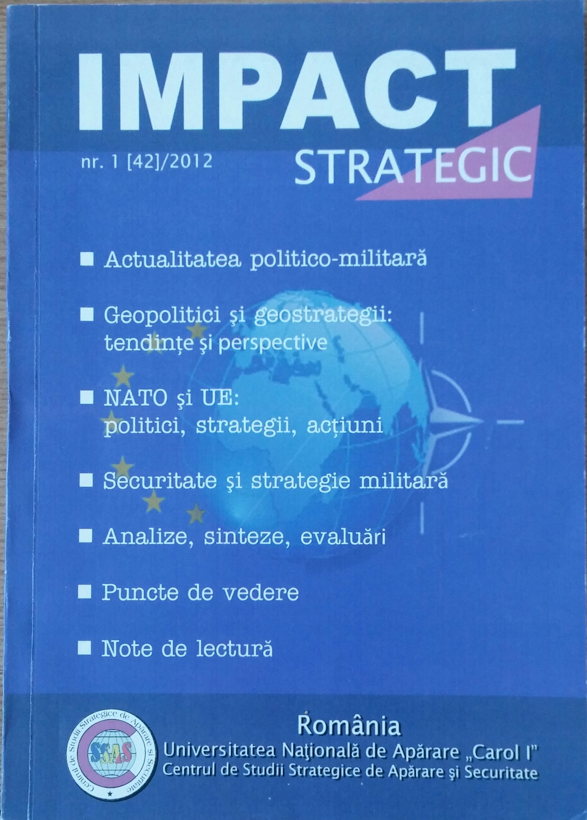 NATO AND THE NEW STRATEGIC CONCEPT – SECURITY ANCHOR IN A GLOBALIZED WORLD Cover Image