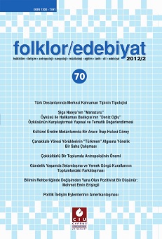 Çanakkale Yöresi Yörüklerinin “Türkmen” Algısına Yönelik Bir Saha Çalışması