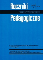 Seminarium Naukowe „Między filozofią wychowania a praktyką pedagogiczną”, Lublin, 21 listopada 2011 Cover Image