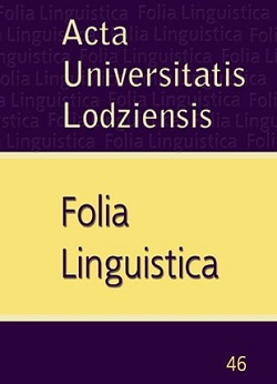 Linguistic features of the Polish sign language Cover Image