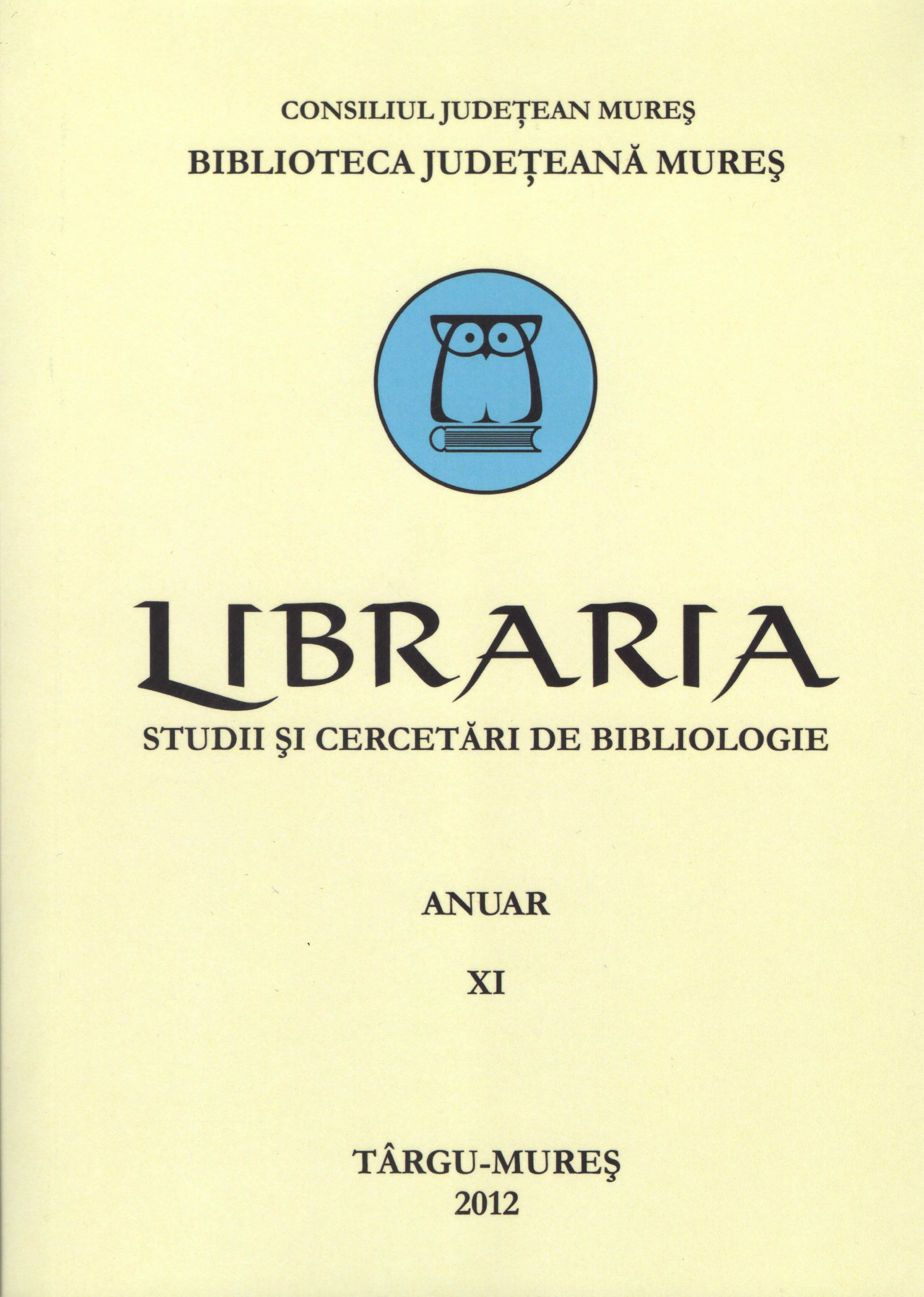 Eva Mârza (Coordinator), Repertoire of printers, engravers, owners, publishers of Romanian books (1508-1830), Sibiu, Techno Media, 2008, 295 p. Cover Image