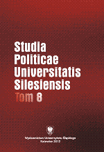 Report from IV scientific seminar of Theory of Politics Unit of the Institute of Political Science and Journalism UŚ (Złoty Potok, 26–27 April 2010) ( Cover Image