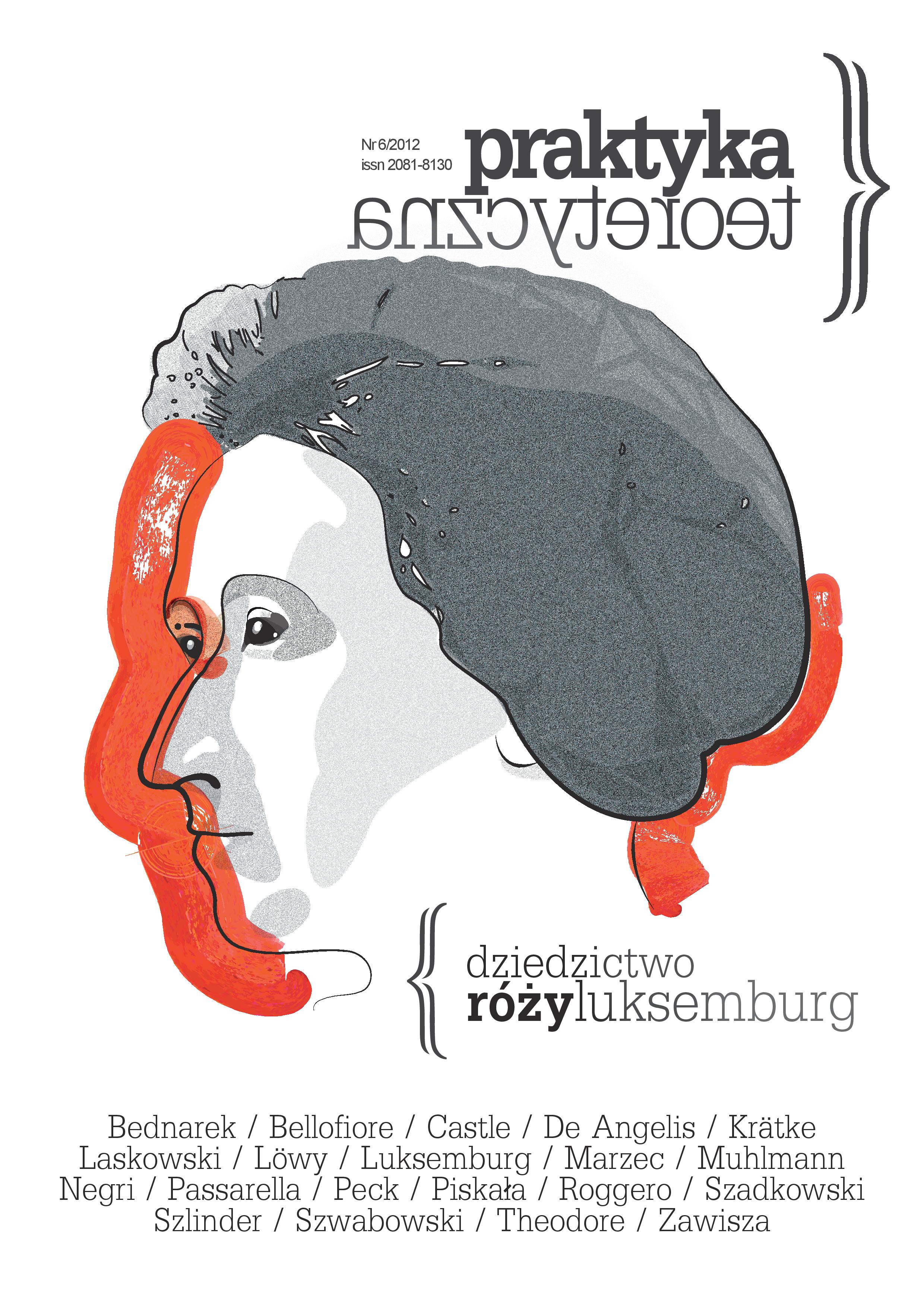 Notes on (un-)defeated revolution. Remarks in the margin of Rosa Luxemburg’s works from 1905-1906. Cover Image