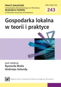 Application of taxonomic methods and cooperation games in the analysis of employment differentiation of subregions of West Pomerania Voivodeship Cover Image