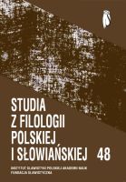 Contemporary Polish and Russian numerals. A contrastive study. Cover Image