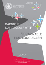 Beginner’s Vocabulary of Italian as a Second Language in the Lithuanian Classroom Cover Image