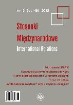 Ambiguous Character of Religious Factor in International Relations Cover Image