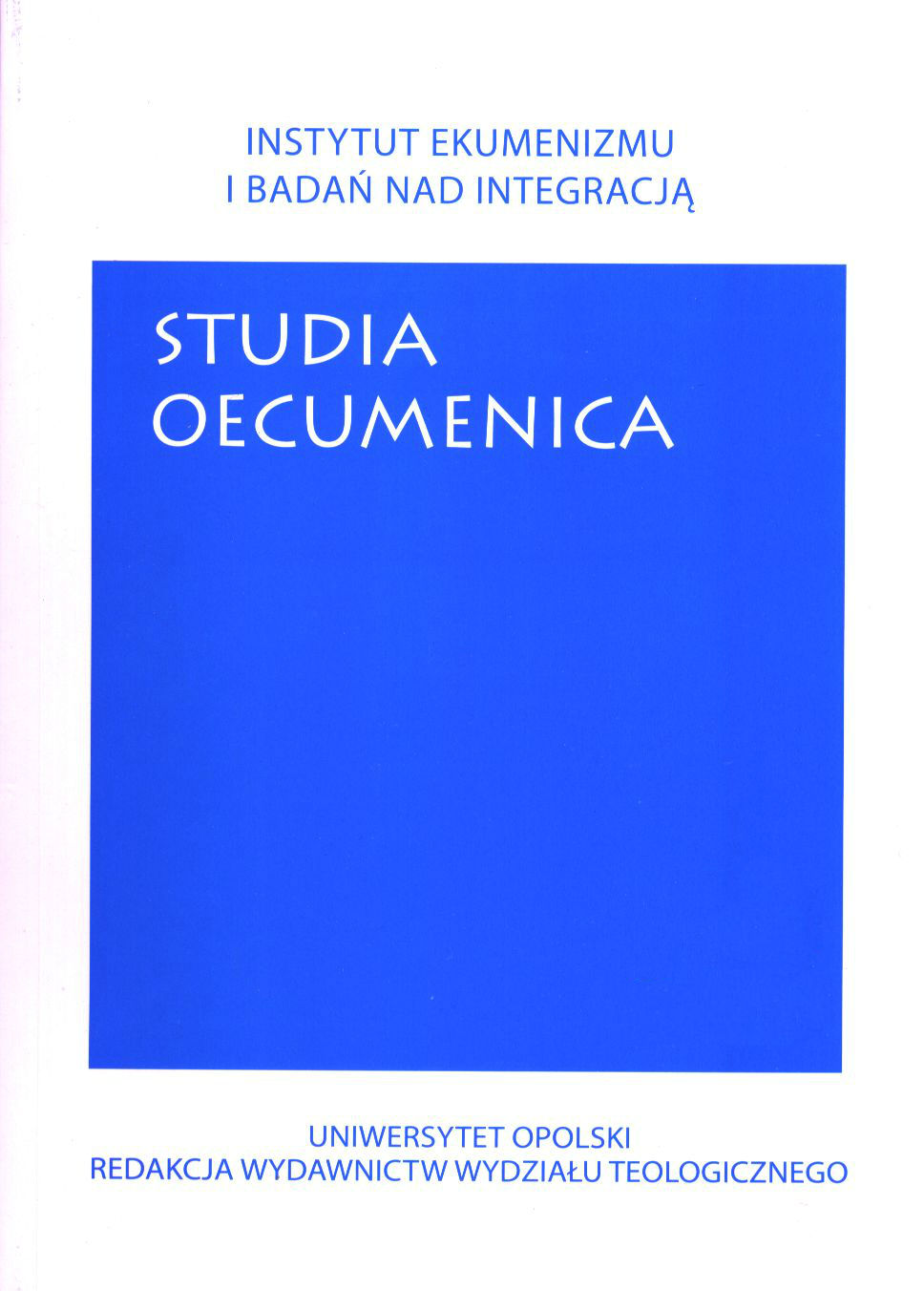 The Contemporary Sacral Architecture of the Christianity as an Environment of an Ecumenical Unity of Faith Cover Image