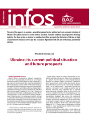Ukraine: its current political situation and future prospects Cover Image
