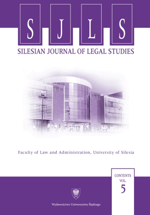 List of conferences organized at the Faculty of Law and Administration of the University of Silesia in 2012 Cover Image