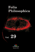 Philosophy of life based on the essence of humanity. Anthropological motifs in the philosophy of Henri Bergson Cover Image