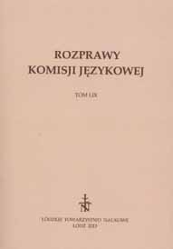 THE IMAGE OF SWINE IN POLISH AND RUSSIAN LANGUAGES (ON THE BASIS OF LEXICOGRAPHICAL MATERIAL) Cover Image