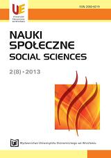 The reasons for development expansion of social cooperatives in Lower Silesia between 2006-2012 Cover Image