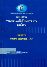 Research Findings on Social Capital and Matters in Brasov Community.A Secondary Analysis Approach Cover Image