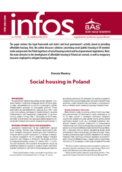 Social housing in Poland