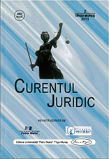 THE ESTABLISHMENT OF AN INDEPENDENT JUSTICE – PART OF THE PROJECTING MECHANISM OF Cover Image