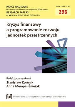 Financial situation of poviats in Świętokrzyskie Voivodeship in 2008-2010 Cover Image