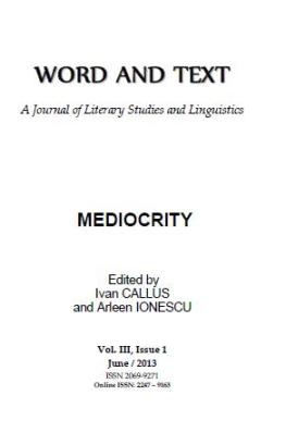 Media şi excelenţa. Posibilităţi literare şi ambiguităţi culturale Cover Image