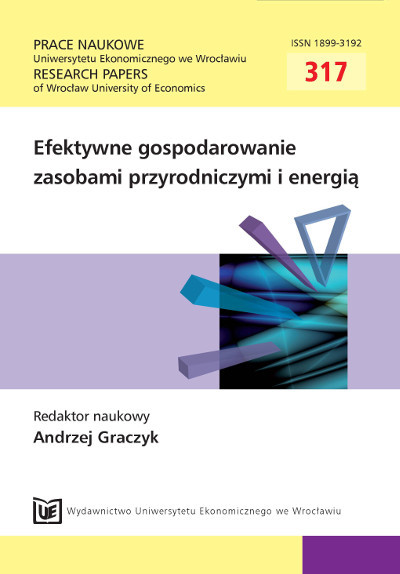 The use of selected energy resources in the context of the EU energy policy Cover Image