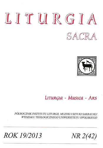 „Sacrosanctum Concilium” — Initium culmenque instaurationis Ecclesiae? Cover Image