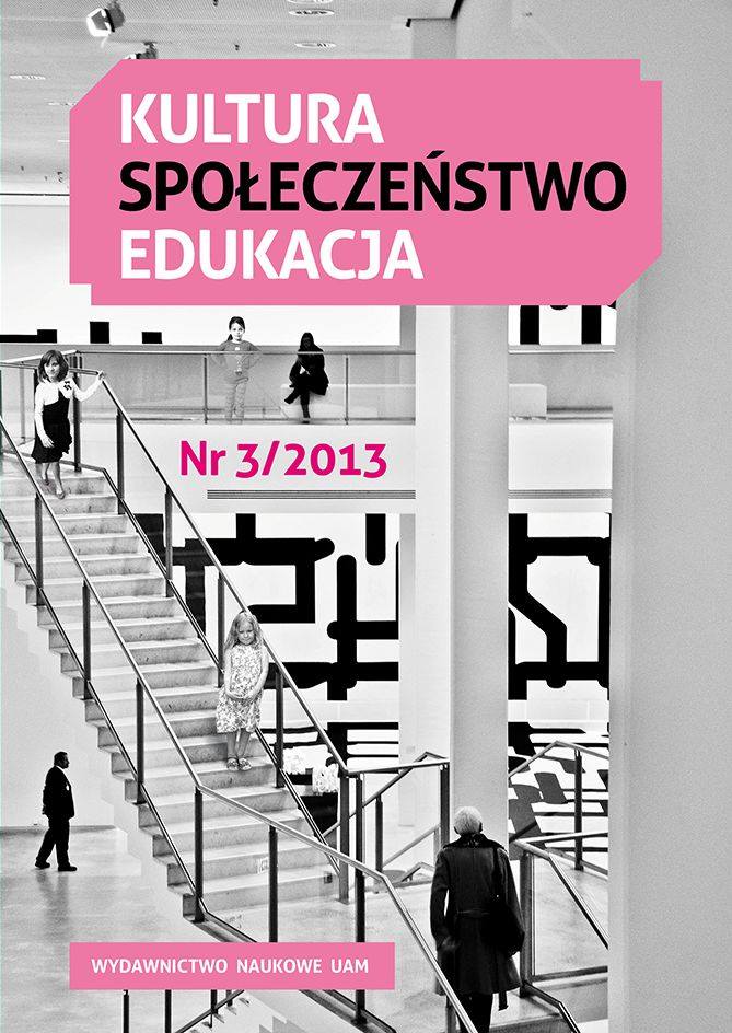 Report on the conference:„Edukacja i struktura
społeczna”, Poznań 28th–29th of June 2012 Cover Image